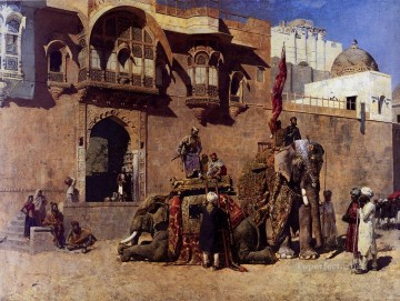 Un rajá de Jodhpur árabe Edwin Lord Weeks Pinturas al óleo